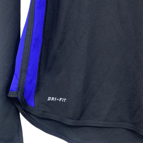 💕SALE💕 Nike Black Blue Dri Fit Long Sleeve Top - Picture 3 of 5